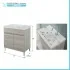 Scheda tecnica Mobile lavatoio 79x46,8 cm rovere grigio con vasca in ceramica bianca