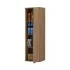Anta aperta Colonna bagno sospesa 33 cm rovere cannettato con ripiani Wise