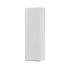 Colonna bagno sospesa 33 cm bianco cannettato con ripiani Wise