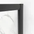 Dettagli Box doccia semicircolare 80x80 cm nero scorrevole in cristallo trasparente Tay