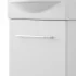 Finitura Mobiletto bagno sospeso 39 cm mini salvaspazio bianco 1 anta Elys