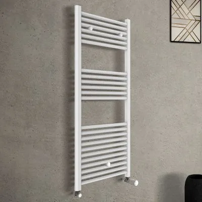 Termoarredo scaldasalviette 550x1230 bianco con interasse 50 cm Sanremo
