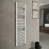 Termoarredo scaldasalviette 450x1703 bianco con interasse 40 cm Sanremo