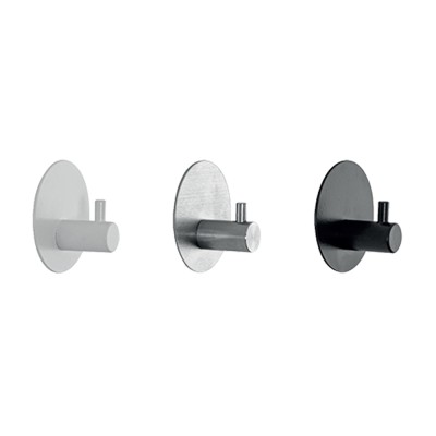 Colori Appendini portasciugamani in acciaio bianco opaco Metal