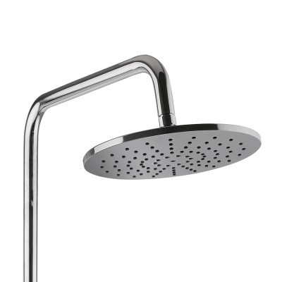 Soffione Colonna doccia regolabile H 115 in acciaio inox cromo