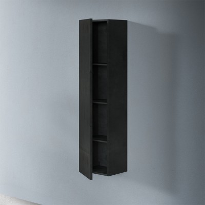 Anta aperta Colonna bagno sospesa 35 cm lava cannettato con ripiani Rigo