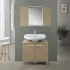Mobile sotto lavabo universale 70 cm rovere dolomite con 2 ante Desya