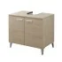 Mobile sotto lavabo universale 70 cm rovere dolomite con 2 ante Desya