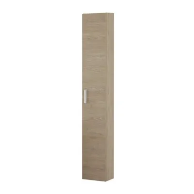 Pensile bagno sospeso 150 cm rovere dolomite con anta reversibile Desya