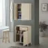 Ante aperte Base multiuso 60x34 cm rovere dolomite con 2 ante e cassetto scorrevole Desya