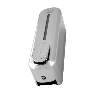 Erogazione Dispenser sapone liquido a muro cromo da 350 ml con fissaggi inclusi
