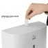 Chiavetta Distributore di salviette max 200 pz per carta piegata a Z in ABS bianco