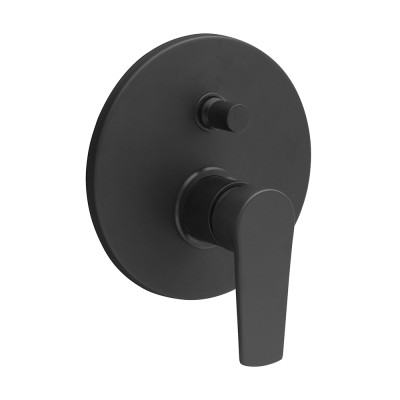 Miscelatore nero opaco serie Erika
