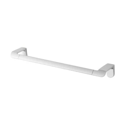 Porta asciugamani diritto L 45 cm da muro in acciaio cromo Fusion