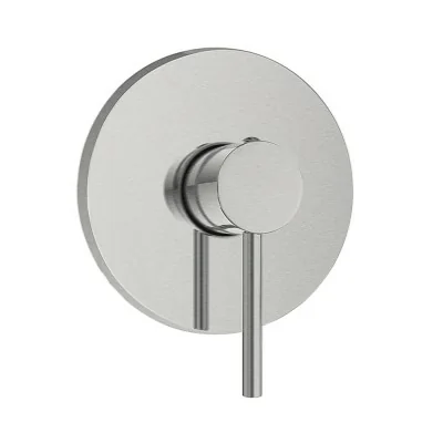 Miscelatore doccia incasso in acciaio inox color nichel spazzolato York