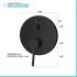 scheda tecnica Set doccia completo York nero opaco con miscelatore e deviatore