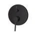 miscelatore con deviatore set york completo nero opaco