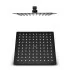 Kit doccia Lotus soffione quadrato 20 in nero opaco