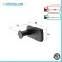 scheda tecnica Set 4pz con appendino, porta rotolo e 2 porta salviette a muro in acciaio nero Cubik