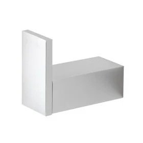 Appendino portasciugamani da muro in alluminio grigio Sky