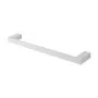 Porta asciugamani diritto da muro L 45 cm in alluminio bianco Sky