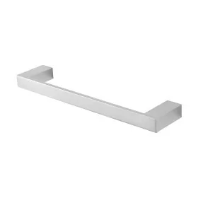 Porta asciugamani diritto da muro L 35 cm in alluminio grigio Sky
