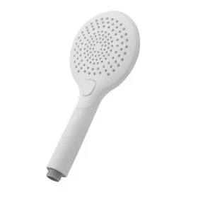 Doccetta tonda 26,5 cm in ABS bianca con 3 getti Hidra