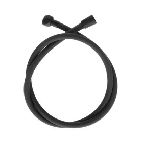 Laccio doccia 200 cm in silicone nero antitorsione Hidra