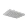 Soffione doccia 20 x 20 cm in finitura bianco anticalcare Hidra