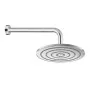 Set Soffione doccia Ø 20 cm e braccio di 35 cm in finitura cromo anticalcare Hidra