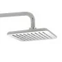 Set Soffione doccia Ø 20 cm e braccio di 40 cm in finitura cromo anticalcare Hidra