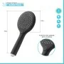 Scheda tecnica Doccetta tonda 26,5 cm in ABS nera con 3 getti Hidra