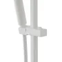 regolatore Saliscendi doccia quadrato 70 cm regolabile con doccetta slim in ABS bianco opaco Hidra