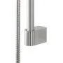 flessibile Saliscendi doccia 70 cm regolabile con doccetta tonda in ABS cromato lucido Hidra