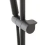 regolatore Saliscendi doccia 70 cm regolabile con doccetta tonda in ABS nero opaco Hidra