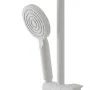 asta doccia 70 cm regolabile con doccetta tonda in ABS bianco opaco Hidra