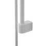flessibile Saliscendi doccia 70 cm regolabile con doccetta tonda in ABS bianco opaco Hidra