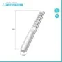 scheda Doccetta monogetto da 23,5 cm cromo lucido in ABS anticalcare Hidra