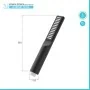 scheda Doccetta monogetto da 23,5 cm nero opaco in ABS anticalcare Hidra