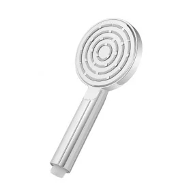 Doccetta tonda monogetto da 23,5 cm cromo lucido in ABS anticalcare Hidra
