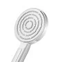 ugelli Doccetta tonda monogetto da 23,5 cm cromo lucido in ABS anticalcare Hidra