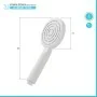 scheda Doccetta tonda monogetto da 23,5 cm bianco opaco in ABS anticalcare Hidra