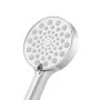 ugelli Doccetta tonda 26 cm con tre tipi di getto cromo in ABS Hidra