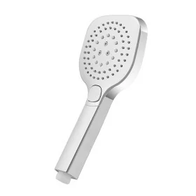 Doccino arrotondato 26 cm con tre tipi di getto cromo in ABS Hidra