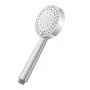 Doccino tondo 25,5cm cromato multigetto a getti concentrici in ABS anticalcare Hidra