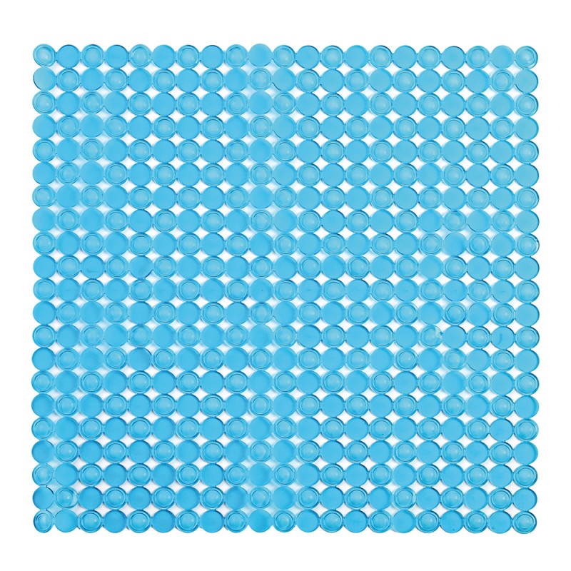 Tappeto antiscivolo mosaico per doccia azzurro 54x54 in pvc Tappeto Antiscivolo Doccia Azzurro 54 x 54 in PVC Mosaico