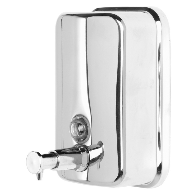 Dispenser Sapone da Muro in Acciaio 500 ml