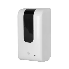 Dispenser per sapone liquido automatico da 1,2 L bianco in plastica alimentato a batterie o con cavo