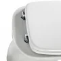 cerniere Copriwater per wc anziani in MDF bianco con cerniere regolabili