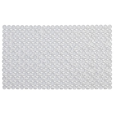 Tappeto Antiscivolo per Vasca e Doccia 70x40 Bianco in PVC a Mosaico